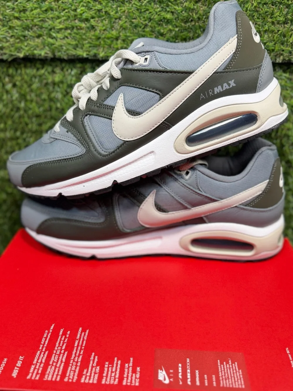 Size 11 Men’s Nike Air Max Command 629993-037 Cool Grey/Sequoia Low Top Sneakers